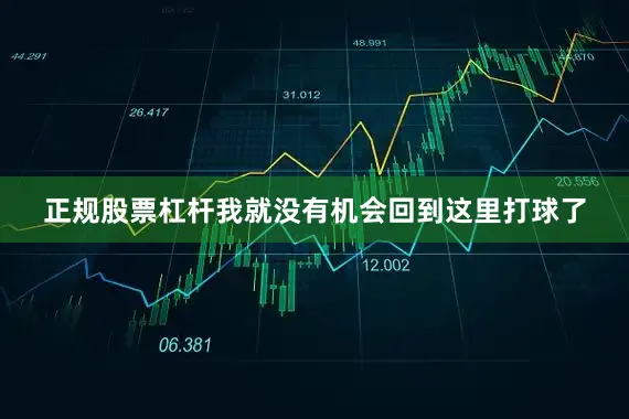 正规股票杠杆我就没有机会回到这里打球了